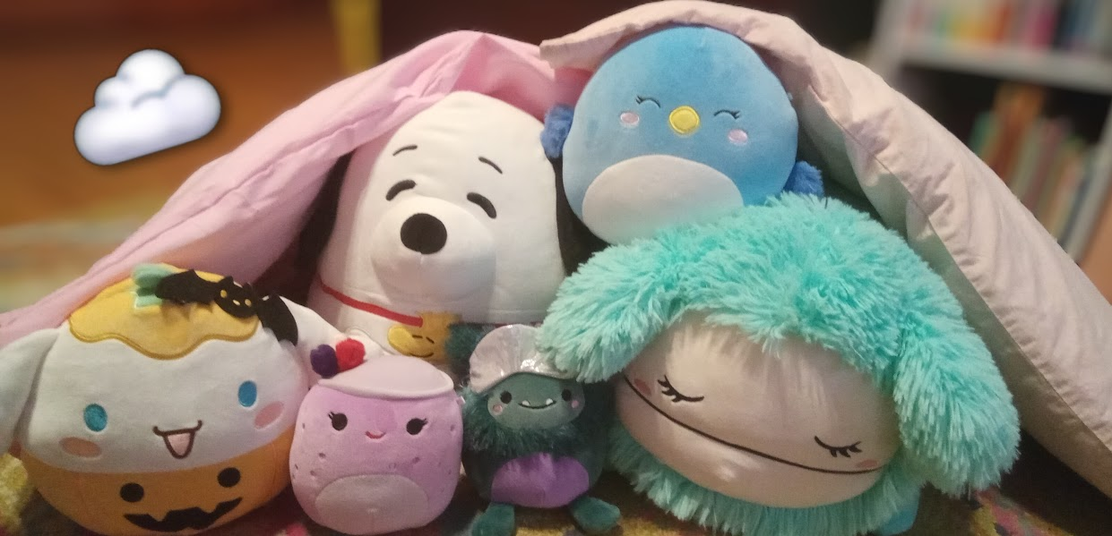Squishmallow Sleepover!!!🍕💤.｡*ﾟ+.*.｡ ﾟ+.